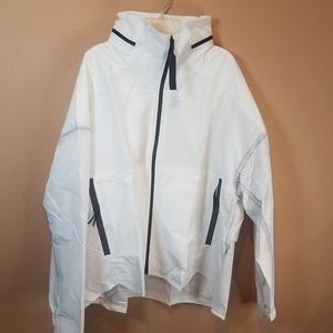 Adidas Myshelter Parley Rain Coat Sz 2XL New White 3M